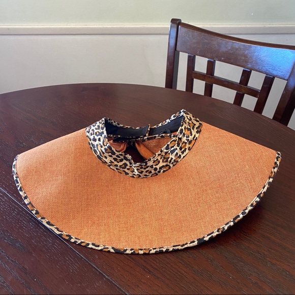 Milani Leopard Print Band Sun Hat - Picture 2 of 9